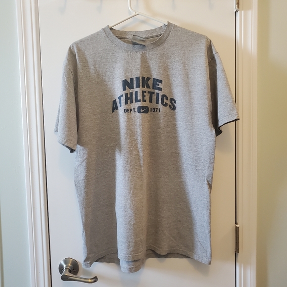 Nike Other - BOGO Men Nike Athletics Dep. 1971 Med Grey T-Shirt